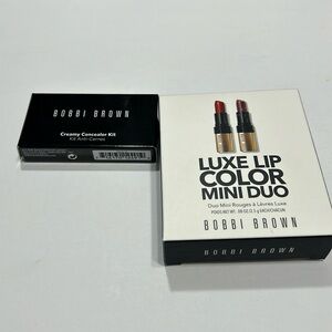 Bobbi Brown Mini Rouge Luxe Lip Color Duo and Creamy Concealer Kit set